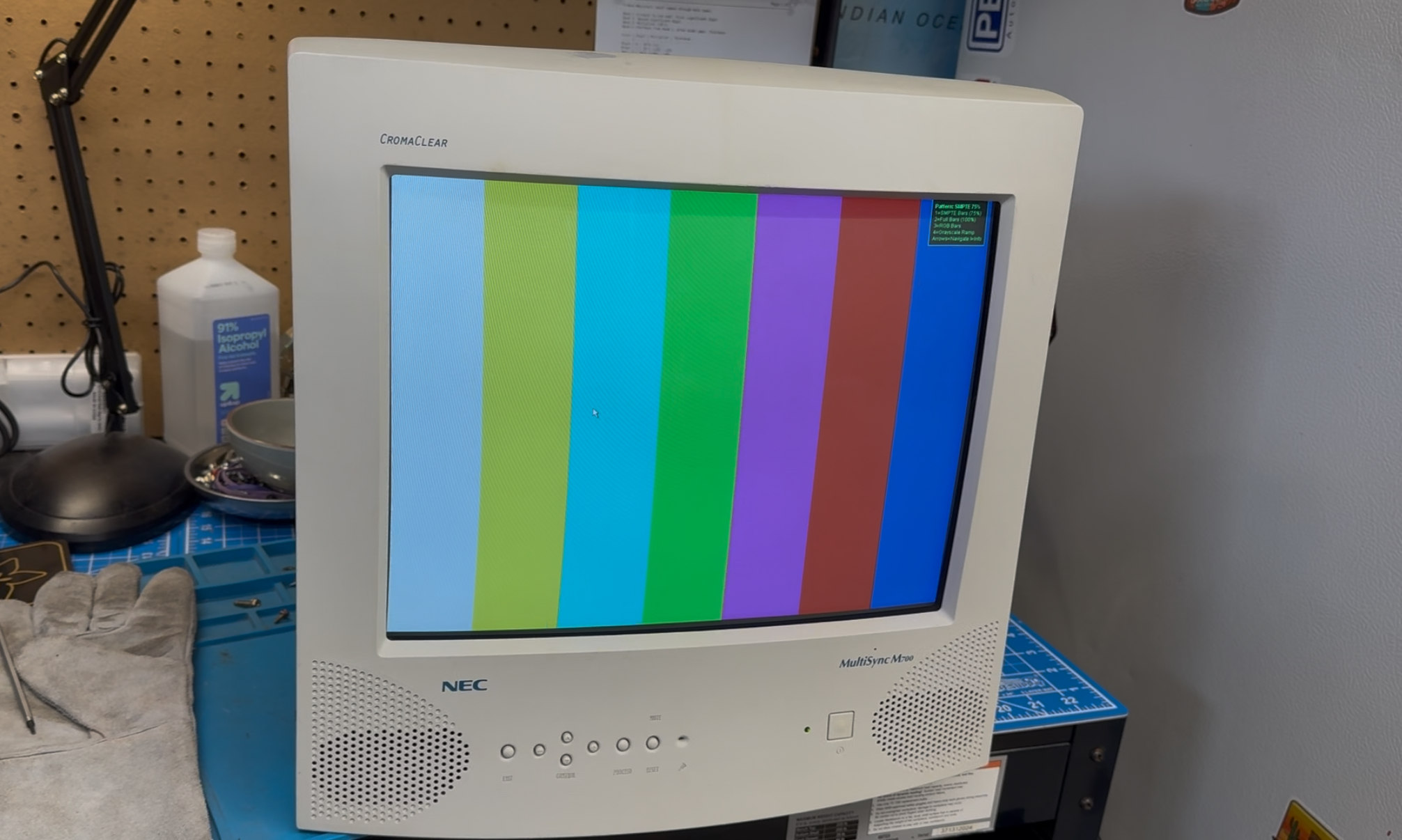 CRT monitor repair