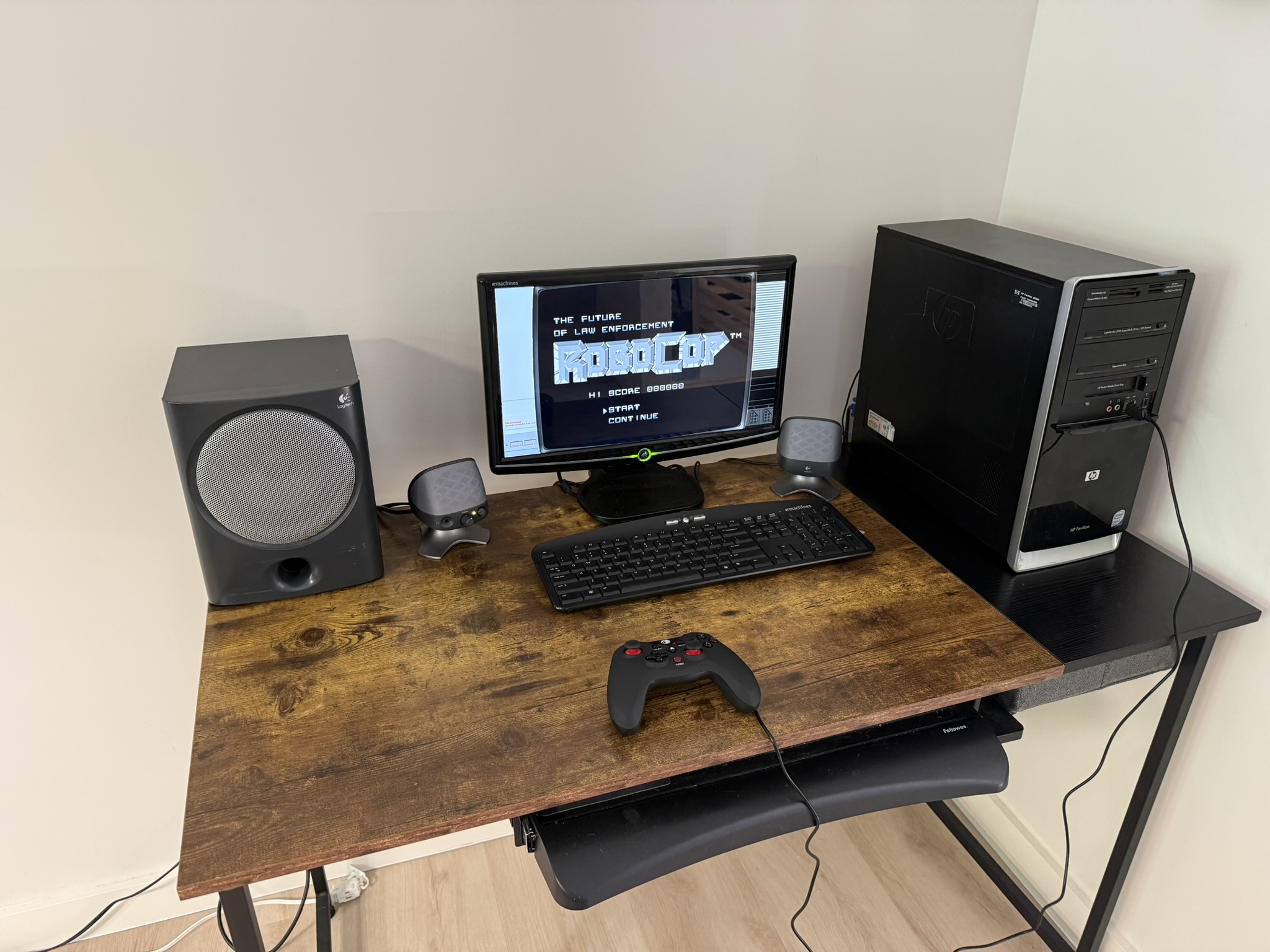 PC-powered arcade system