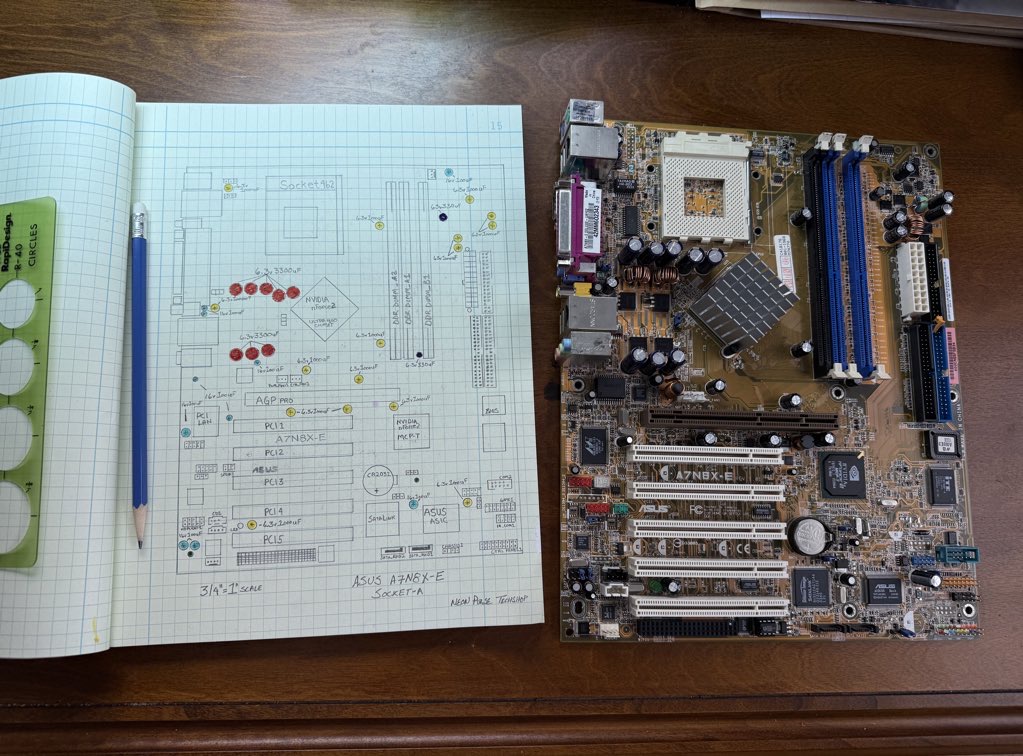 Capacitor mapping diagram