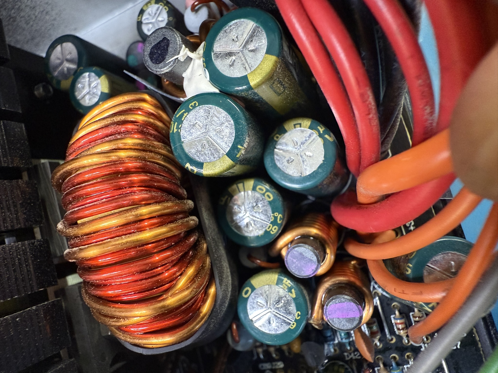 Power supply capacitor repair